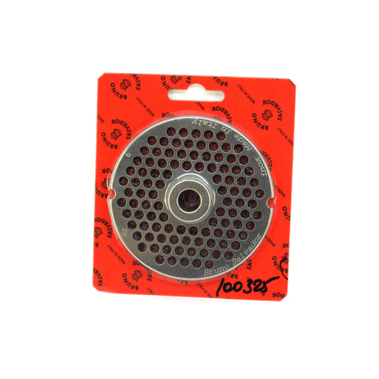 Meat Grinder Grid Lame Italia 100325 6mm D=100mm  (with center and 2 slots) Enterpise 32 (PF326CM)