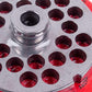 Meat Grinder Grid Lame Italia 100345 12mm D=100mm (with center and 2 slots) Enterpise 32 (PF3212CM)