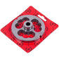 Meat Grinder Grid Lame Italia 100370 “0” D=100mm (with center and 2 slots) Enterpise 32 (PF3200CM)