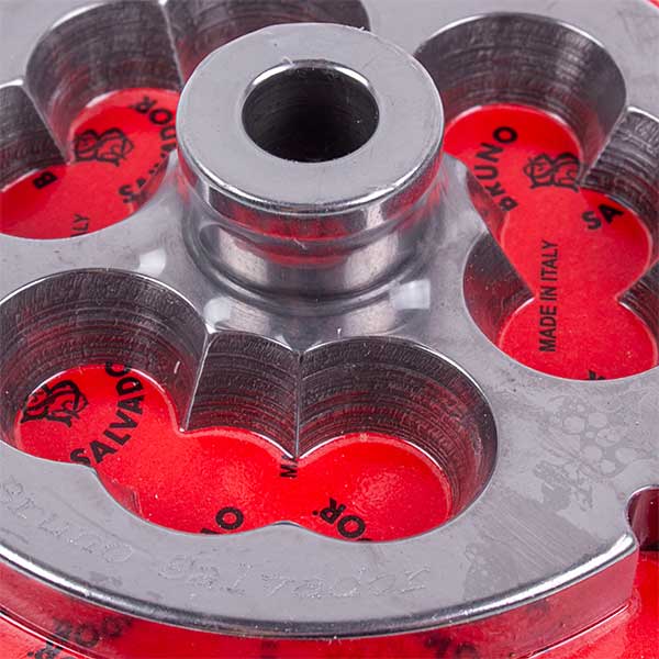 Meat Grinder Grid Lame Italia 100370 “0” D=100mm (with center and 2 slots) Enterpise 32 (PF3200CM)