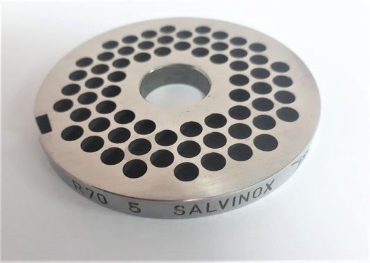 Meat Grinder Grid Lame Italia 100590 5мм D=69,6мм (with a slot) Unger R70 (PRF5)