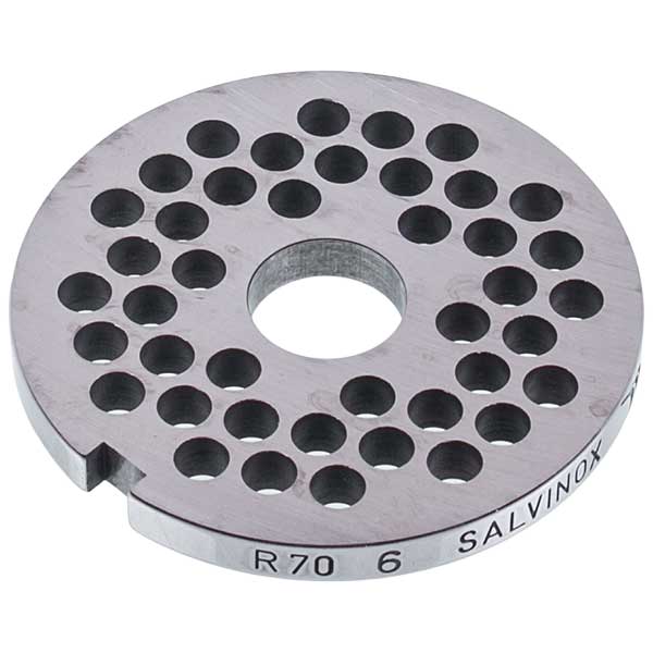 Meat Grinder Grid Lame Italia 100600 6mm D=69,6mm (with a slot) Unger R70 (PRF6)