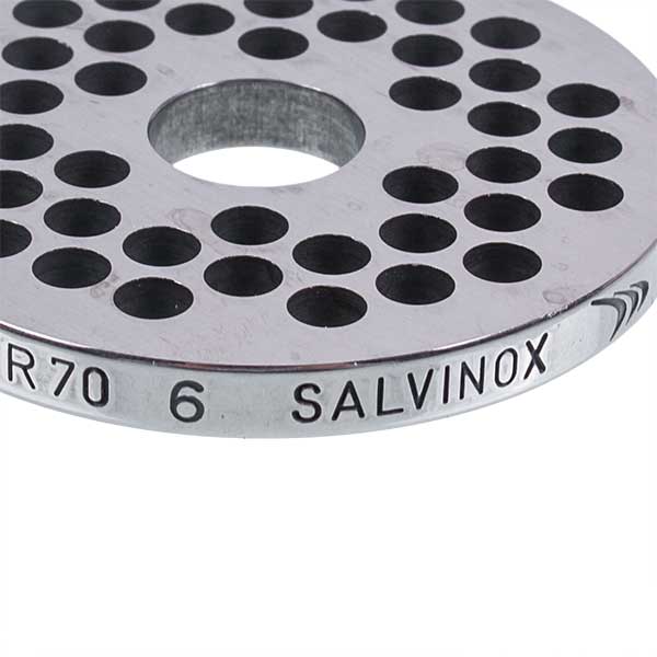 Meat Grinder Grid Lame Italia 100600 6mm D=69,6mm (with a slot) Unger R70 (PRF6)