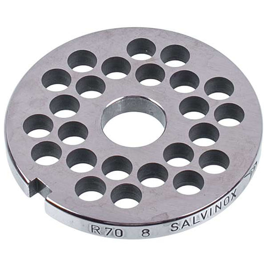 Meat Grinder Grid Lame Italia 100610 8мм D=69,6мм (with a slot) Unger R70 (PRF8)
