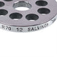 Meat Grinder Grid Lame Italia 100625 12mm D=69,6mm (with a slot) Unger R70 (PRF12)