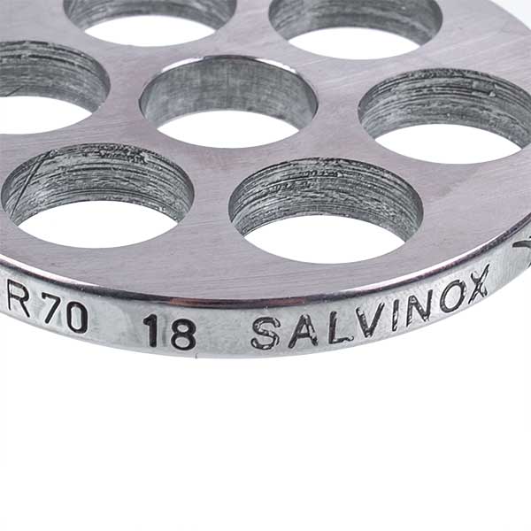 Meat Grinder Grid Lame Italia 100650 18мм D=69,6мм (with a slot) Unger R70