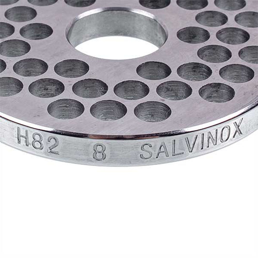 Meat Grinder Grid Lame Italia 100740 8mm D=81,6mm (with a slot) Unger H82 (PRH8)