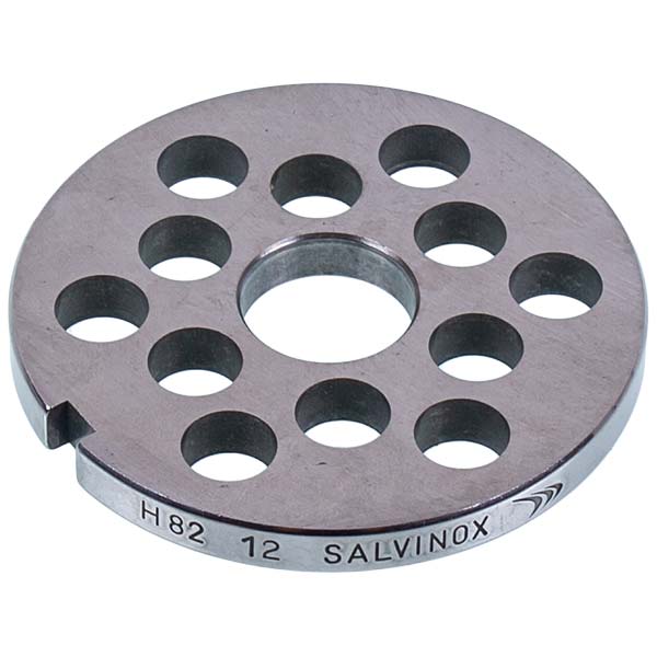 Meat Grinder Grid Lame Italia 100755 12mm D=81,6mm (with a slot) Unger H82 (PRH12)