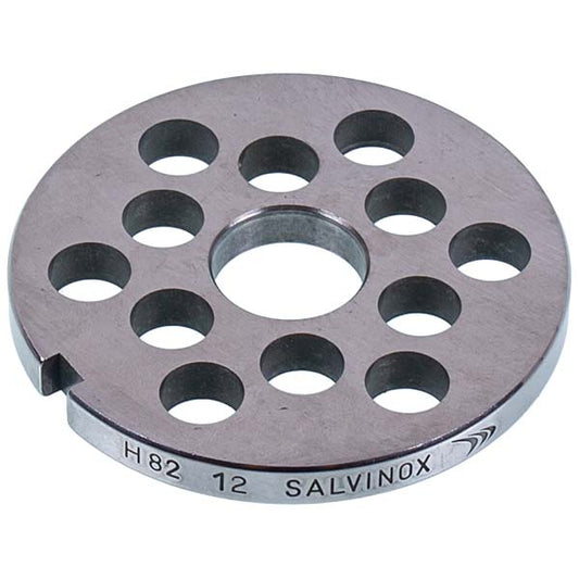 Meat Grinder Grid Lame Italia 100755 12mm D=81,6mm (with a slot) Unger H82 (PRH12)