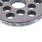 Meat Grinder Grid Lame Italia 100755 12mm D=81,6mm (with a slot) Unger H82 (PRH12)