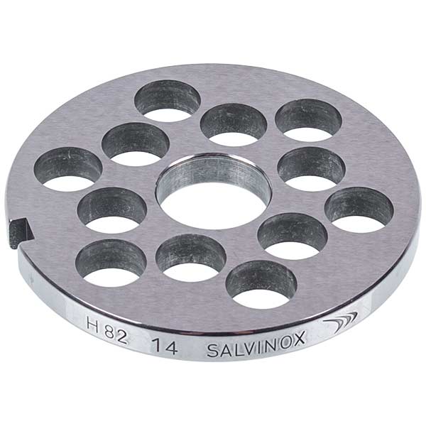 Meat Grinder Grid Lame Italia 100765 14mm D=81,6mm (with a slot) Unger H82 (PRH14)