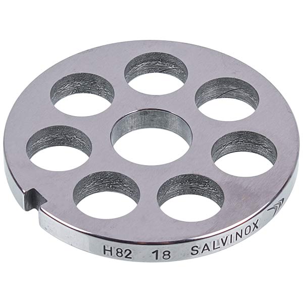 Meat Grinder Grid Lame Italia 100780 18mm D=81,6mm (with a slot) Unger H82 (PRH18)
