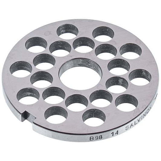 Meat Grinder Grid Lame Italia 101045 14mm D=98mm (with a slot) Unger B98 (PFB14)