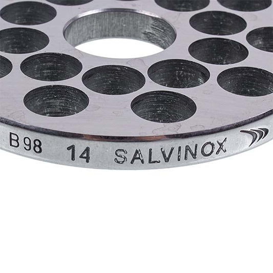 Meat Grinder Grid Lame Italia 101045 14mm D=98mm (with a slot) Unger B98 (PFB14)