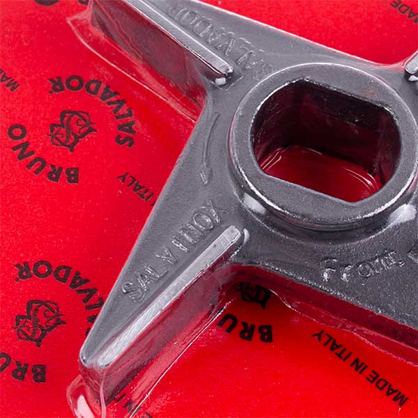 Meat Grinder Blade Lame Italia 100053 D=87mm s=17mm Hole=19x15mm Unger B98