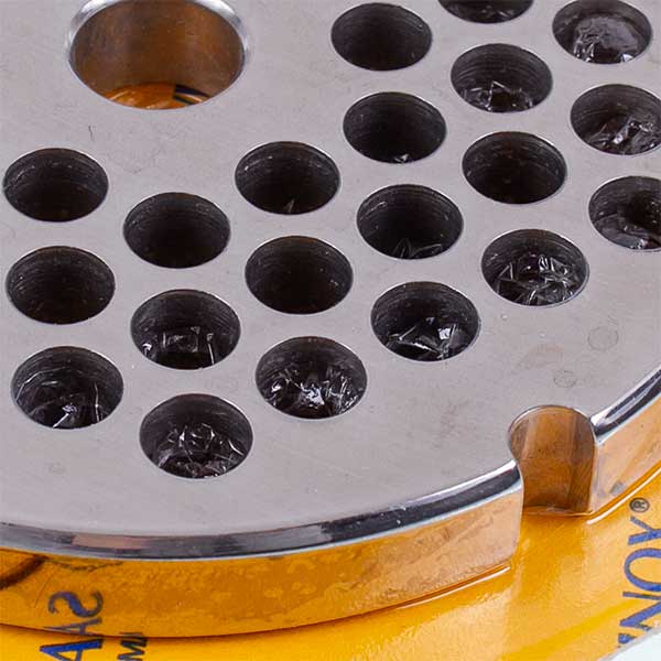 Meat Grinder Grid Lame Italia 103190 8mm D=98mm (with a slot) Enterprise 32