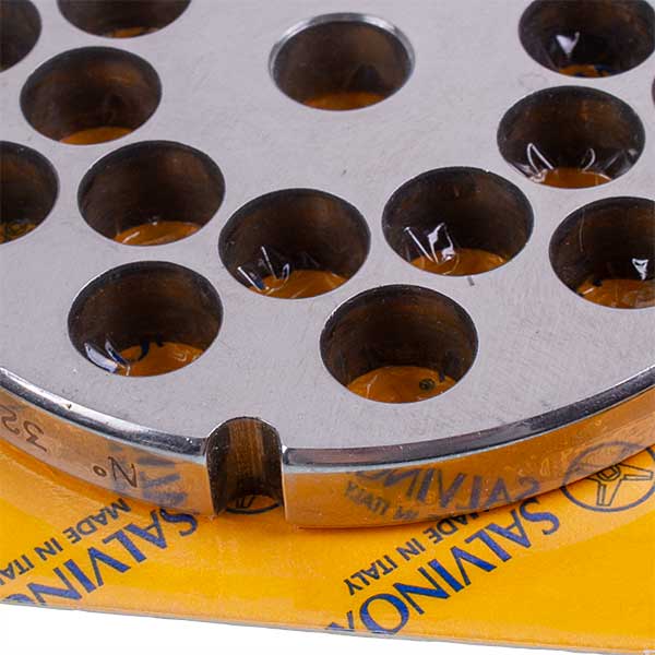 Meat Grinder Grid Lame Italia 103202 14mm D=100mm (with slot) Enterprise 32