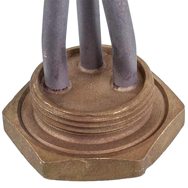 Cast Iron Batteries Heating Element Kawai 1000W (stainless steel) L=335mm D thread= 1 1/4'' (left thread)