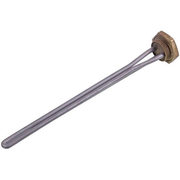 Cast Iron Batteries Heating Element Kawai 1000W (stainless steel) L=335mm D thread= 1 1/4'' (right thread)