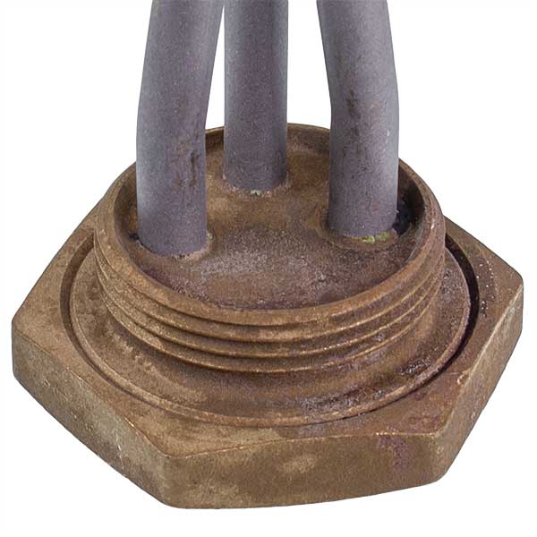 Cast Iron Batteries Heating Element Kawai 1000W (stainless steel) L=335mm D thread= 1 1/4'' (right thread)