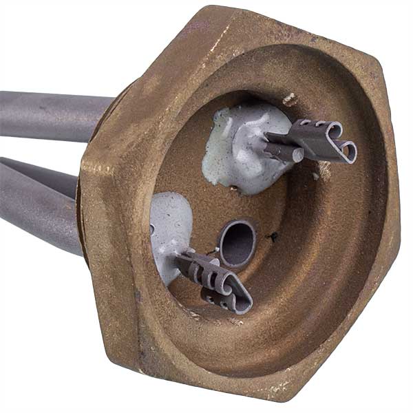 Cast Iron Batteries Heating Element Kawai 1000W (stainless steel) L=335mm D thread= 1 1/4'' (right thread)