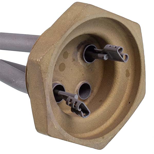 Cast Iron Batteries Heating Element Kawai 1200W (stainless steel) L=365mm D thread= 1 1/4'' (left thread)