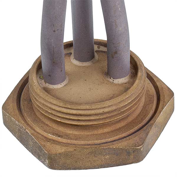 Cast Iron Batteries Heating Element Kawai 1200W (stainless steel) L=365mm D thread= 1 1/4'' (right thread)