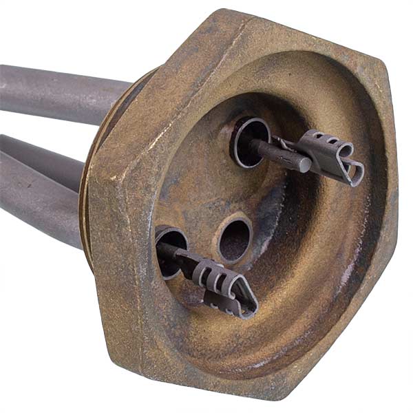 Cast Iron Batteries Heating Element Kawai 1200W (stainless steel) L=365mm D thread= 1 1/4'' (right thread)