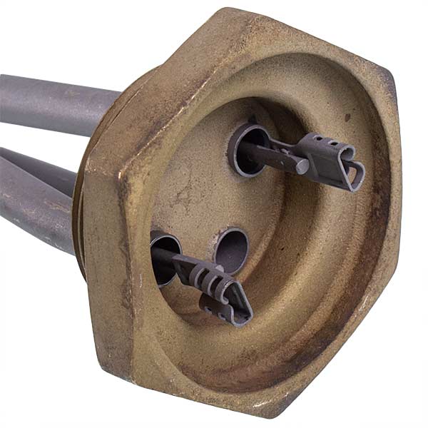 Cast Iron Batteries Heating Element Kawai 1500W (stainless steel) L=385mm D thread= 1 1/4'' (left thread)