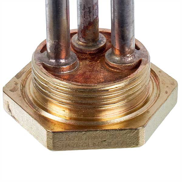 Cast Iron Batteries Heating Element BALCIK 2000W (stainless steel) L=390mm thread D = 1 1/4'' (right thread)