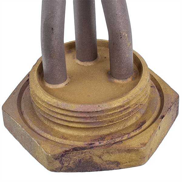 Cast Iron Batteries Heating Element Kawai 2000W (stainless steel) L=410mm D thread= 1 1/4'' (right thread)