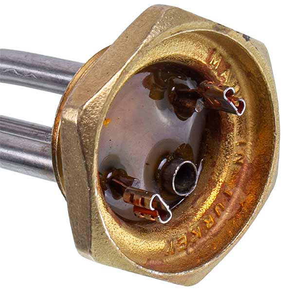 Cast Iron Batteries Heating Element BALCIK 3000W (stainless steel) L=425mm D thread= 1 1/4'' (left thread)