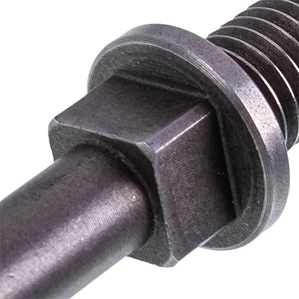 Meat Grinder Auger Pin Sirman MF2217 D Thread=12x20mm D Shaft=5x22mm Square 12x12mm