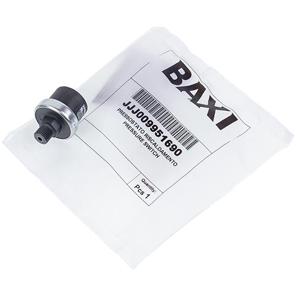 Gas-fired Boiler Water Pressure Sensor XP602 0,2-1,2 bar 1/4'' Baxi/Westen 9951690