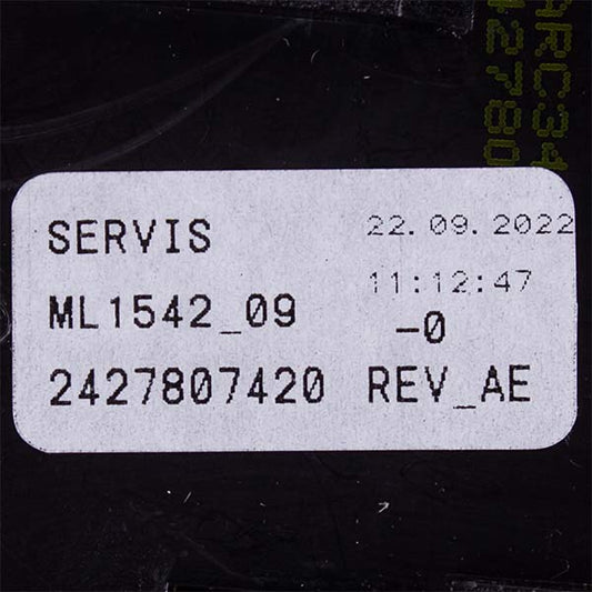 Control module with indicator for washing machine Beko 2427807380