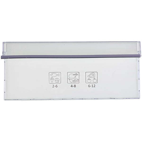 Drawer panel (middle) for freezer Beko 4636510300 445x190mm