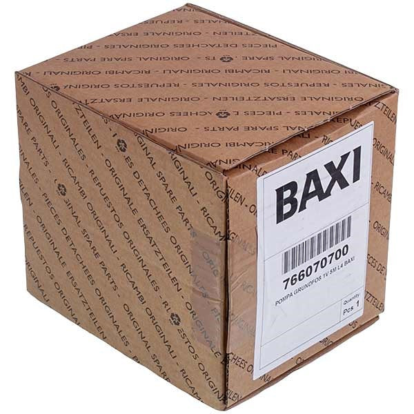 Circulation Pump Assembly Grundfos UPO 15-50 60 W for Gas Boiler Baxi ECO 4S, ECO Home 766070700