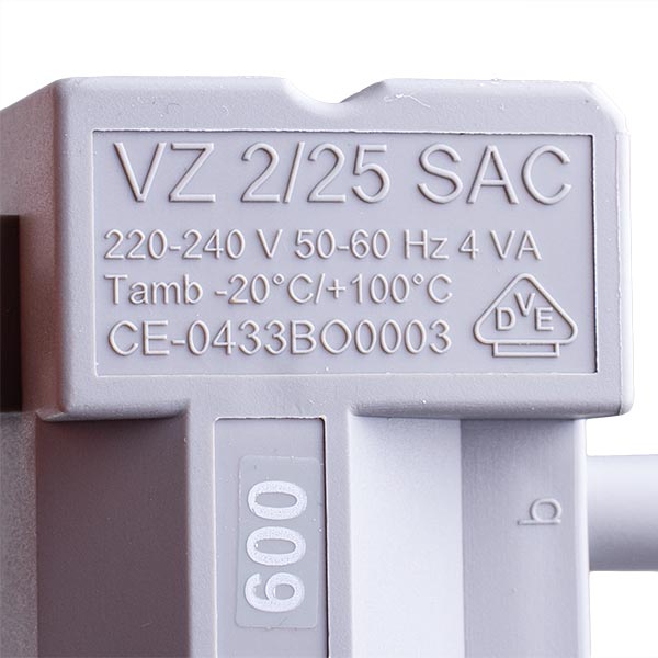 Ignition Transformer VZ 2/25 SAC for Gas Valve SIT for Gas Boiler Baxi Eco 3 Compact, Slim 8620370