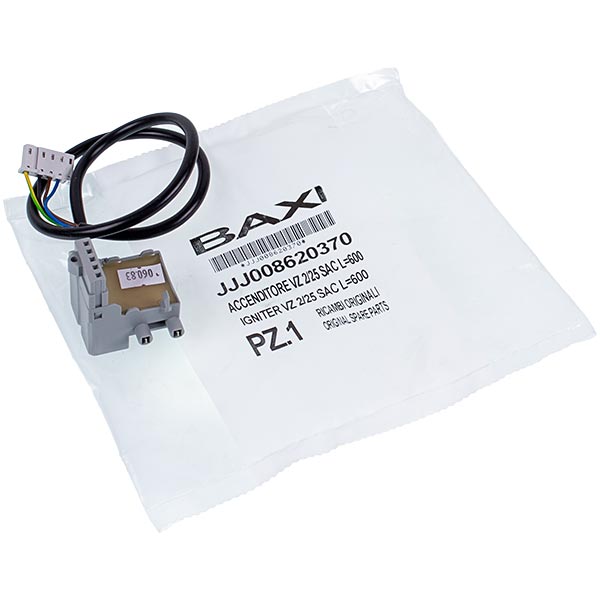 Ignition Transformer VZ 2/25 SAC for Gas Valve SIT for Gas Boiler Baxi Eco 3 Compact, Slim 8620370
