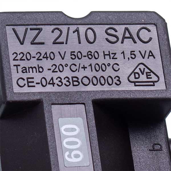 Ignition Transformer VZ2/10 SAC for Gas Boiler Baxi Eco 3 Compact, Westen Pulsar 8511560
