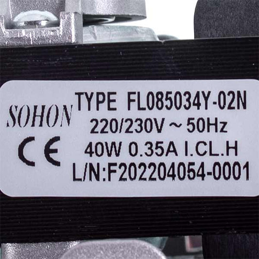Gas-fired Boiler Fan Sohon FL085034Y-02 40 W Rocterm Emerald, Ruby, Zoom AA10020002