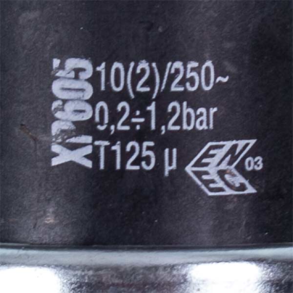 Gas-fired Boiler Water Pressure Sensor XP605 0,2 -1,2 bar Compatible with Fondital Antea, Panarea, Nova Florida Delfis 6PRESSAC01