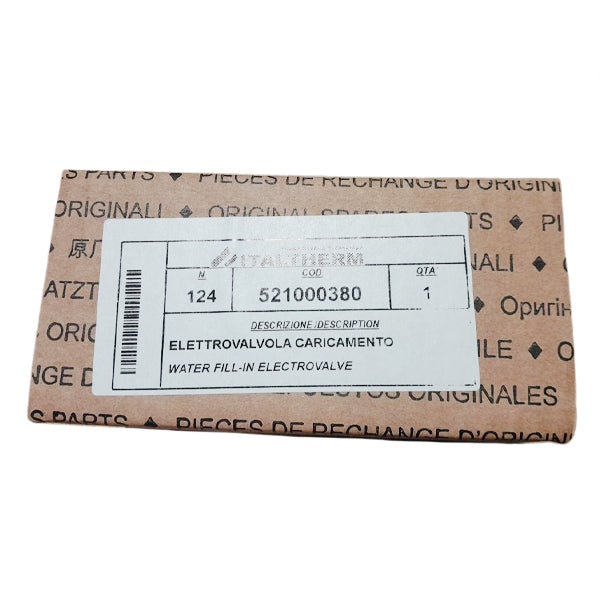 Electric filling valve for Italtherm gas boiler 521000380