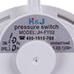 Gas-fired Boiler Air Pressure Switch (Pressostat) Compatible with Ariston 65104671 60/50 Pa