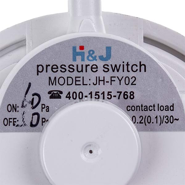 Gas-fired Boiler Air Pressure Switch (Pressostat) Compatible with Ariston 65104671 60/50 Pa