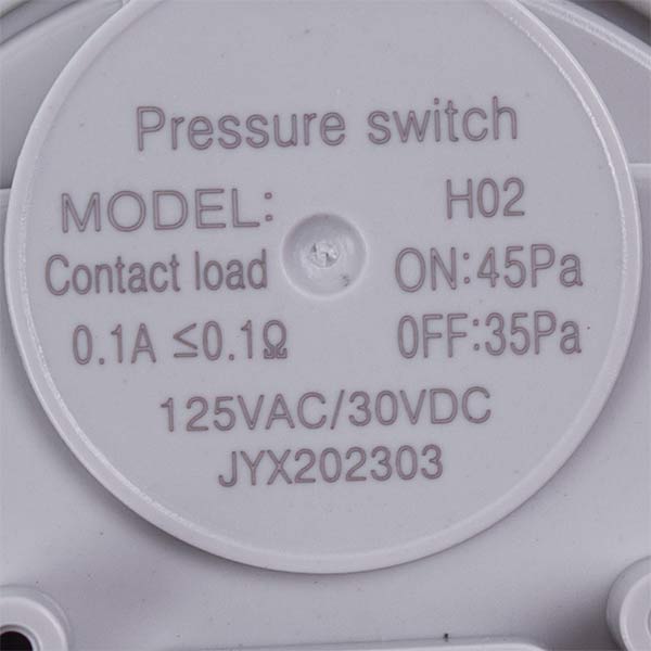Gas-fired Boiler Air Pressure Switch (Pressostat) Compatible with Fondital/Nova Florida 6PRESSOS03 45/35 Pa