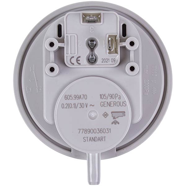 Gas-fired Boiler Air Pressure Switch (Pressostat) 105/90 Pa Demrad Aden, Atron, Kalisto 3003200136
