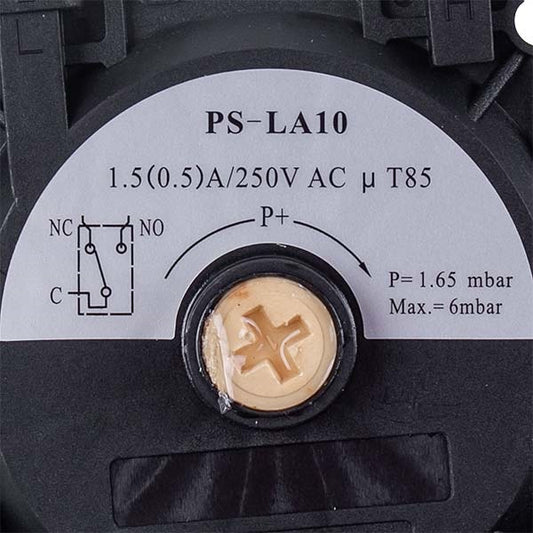 Gas-fired Boiler Air Pressure Switch (Pressostat) Compatible with Ferroli 39805630 P = 1,65 mbar