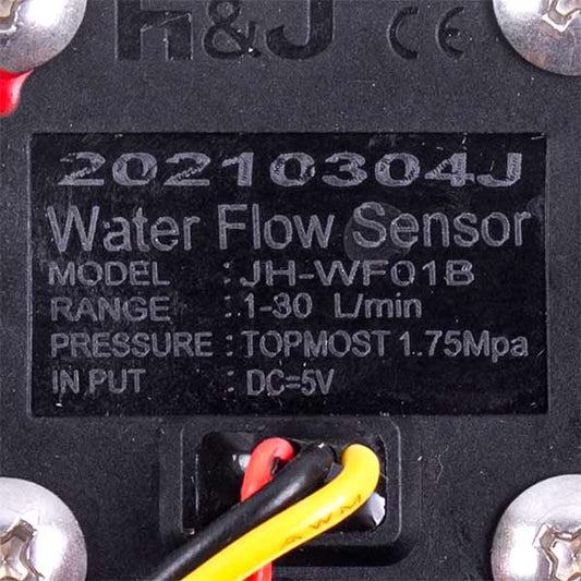 DHW Flow Sensor for Gas-fired Boiler Zoom Project, Rocterm, Nobel AB13050009