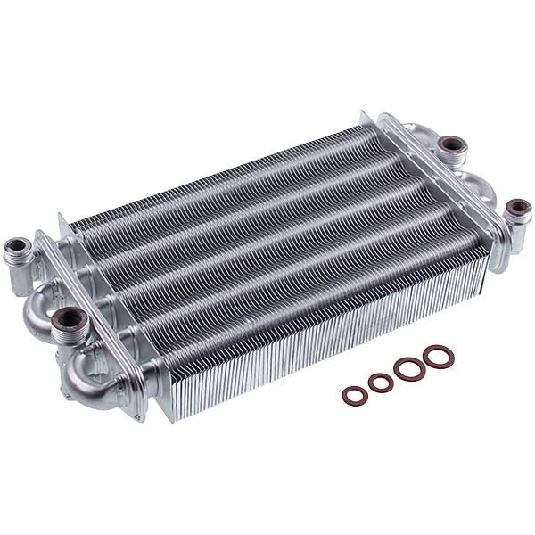 Bithermic Heat Exchanger (87 fins) for Gas Boiler Compatible with Demrad Tayros BK/HK 124 3001020005